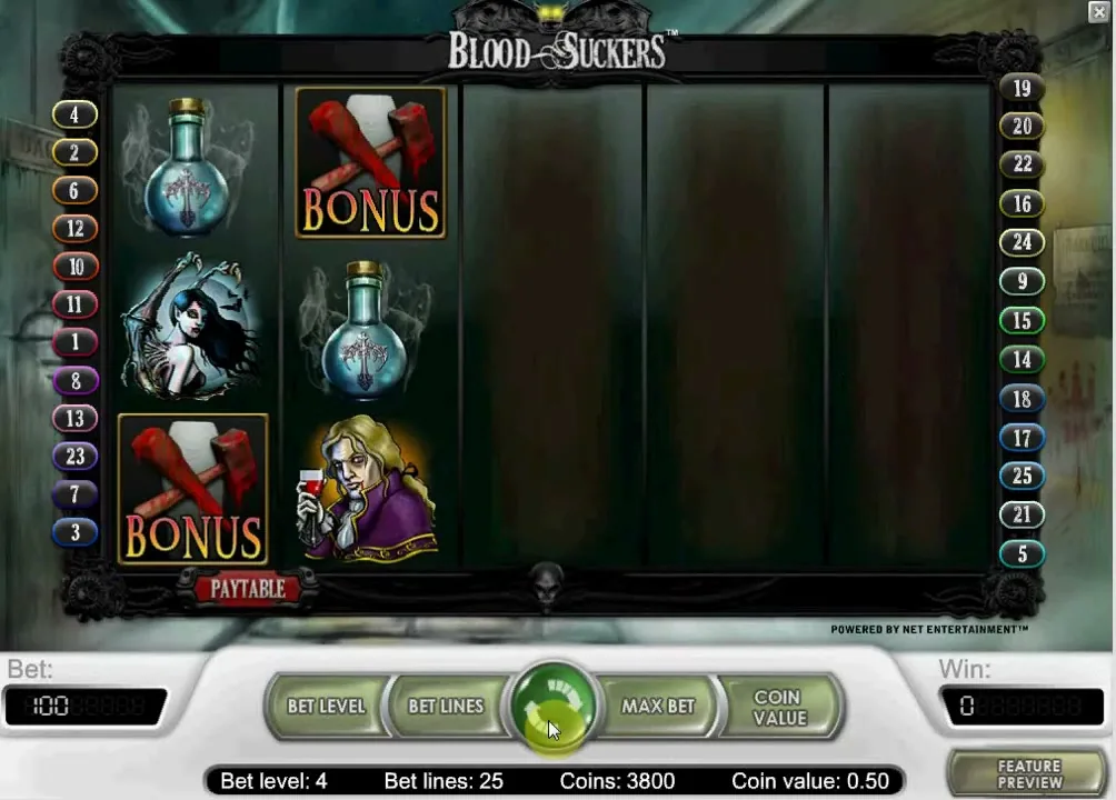 Blood Suckers — NetEnt