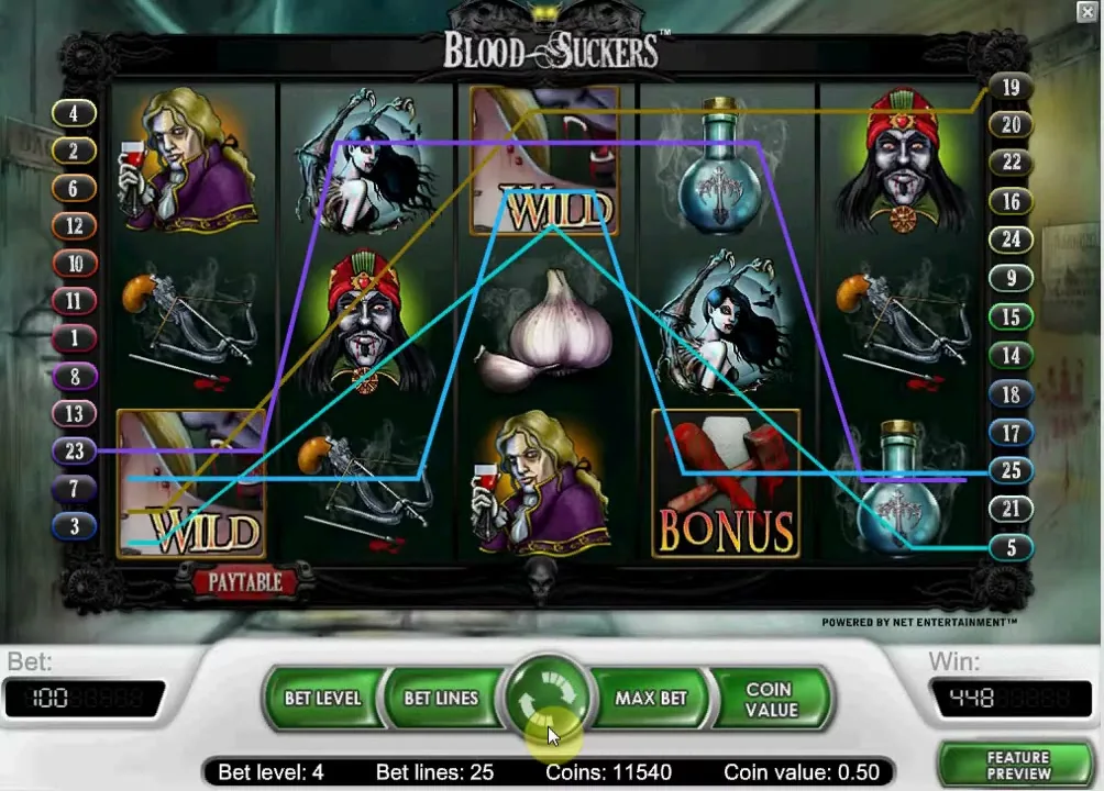 Blood Suckers — NetEnt