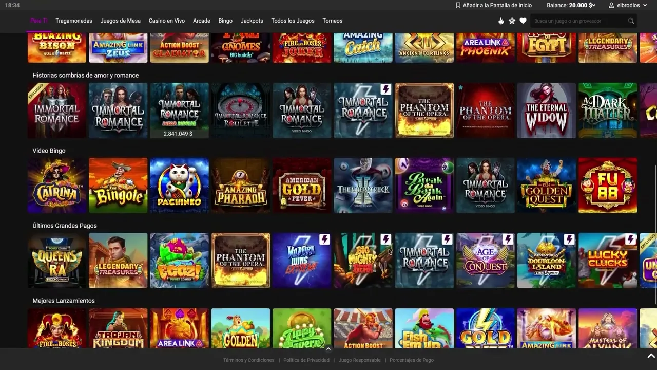 metodos de pago — casino online España